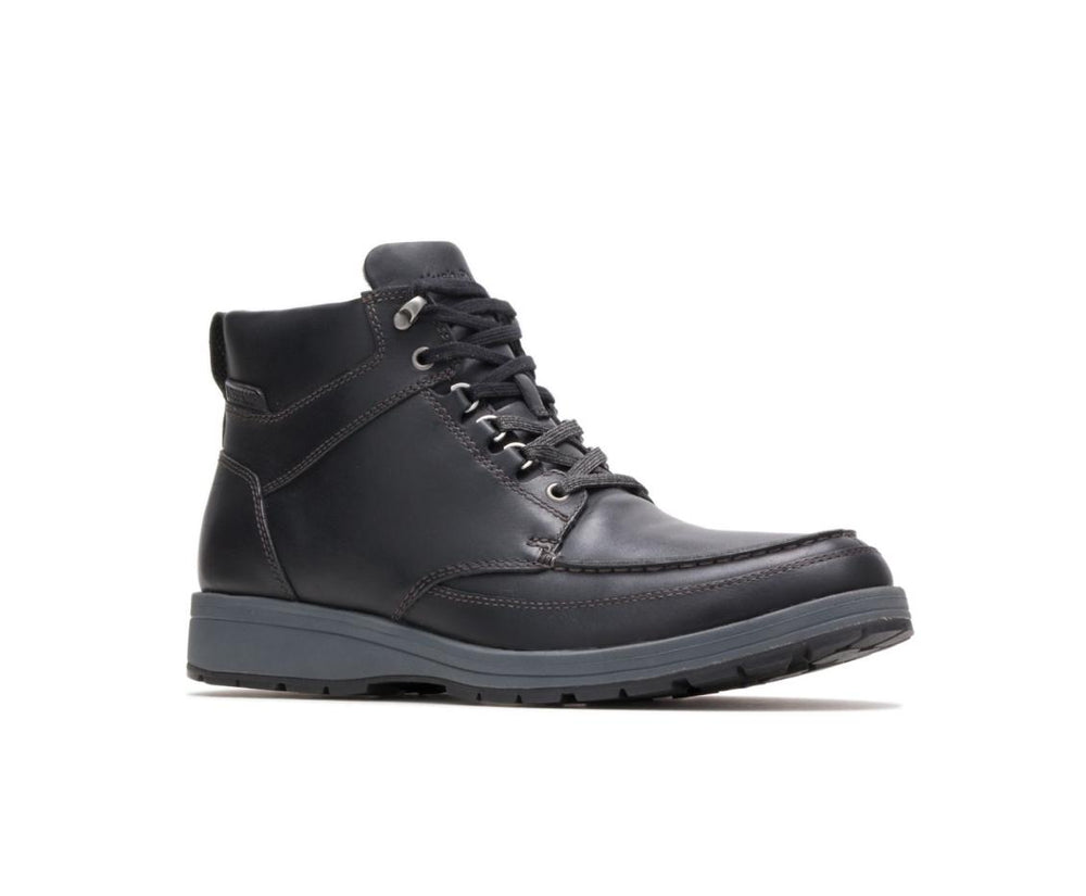 Men Boots | Hush Puppies Beauceron Tall Ice+ Black Waterproof Leather