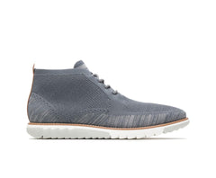 Men Boots | Hush Puppies Expert Chukka Knit Dark Grey Multi Knit