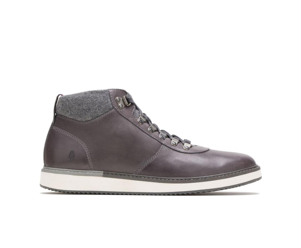 Men Boots | Hush Puppies Heath Hiker Boot Dark Grey Leather