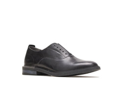 Men Oxfords | Hush Puppies Davis Slip-On Oxford Black Leather