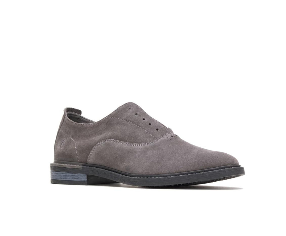 Men Oxfords | Hush Puppies Davis Slip-On Oxford Dark Grey Suede