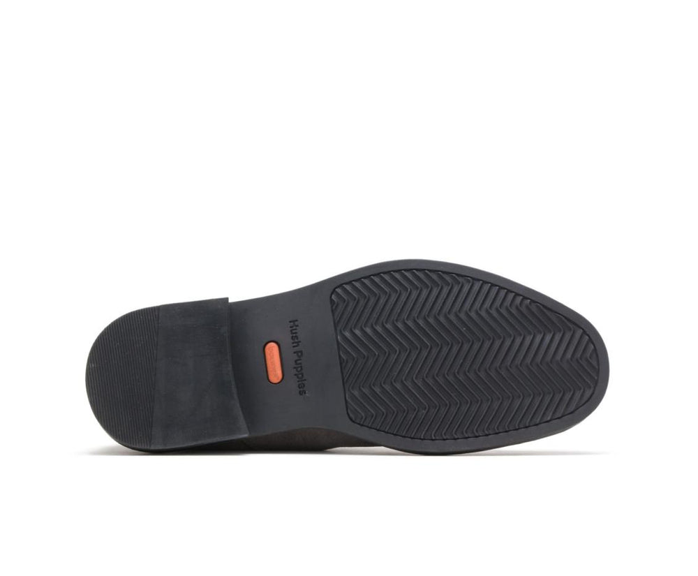 Men Oxfords | Hush Puppies Davis Slip-On Oxford Dark Grey Suede