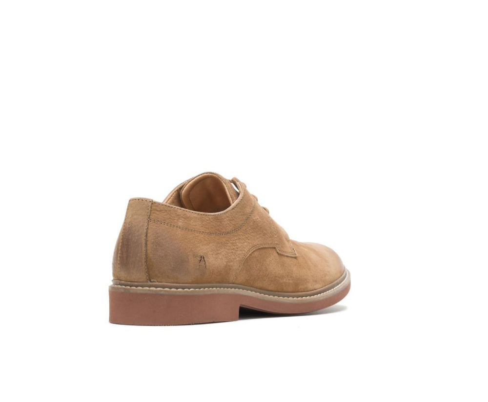 Men Oxfords | Hush Puppies Detroit Plain Toe Oxford Chestnut Suede