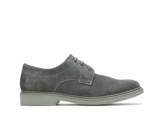 Men Oxfords | Hush Puppies Detroit Plain Toe Oxford Dark Grey Suede