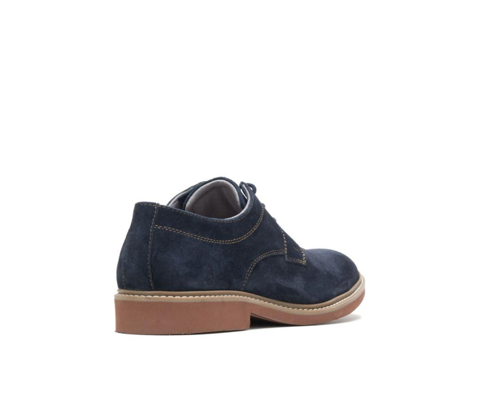 Men Oxfords | Hush Puppies Detroit Plain Toe Oxford Navy Suede