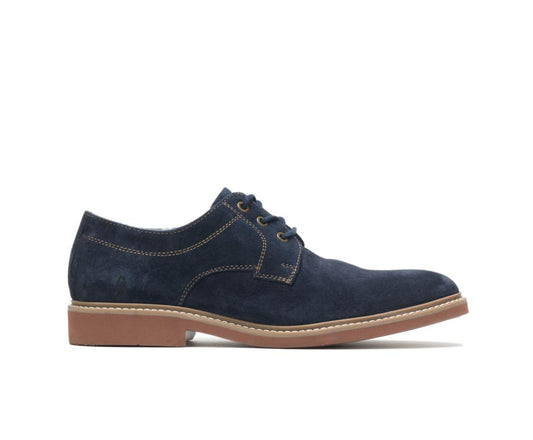 Men Oxfords | Hush Puppies Detroit Plain Toe Oxford Navy Suede