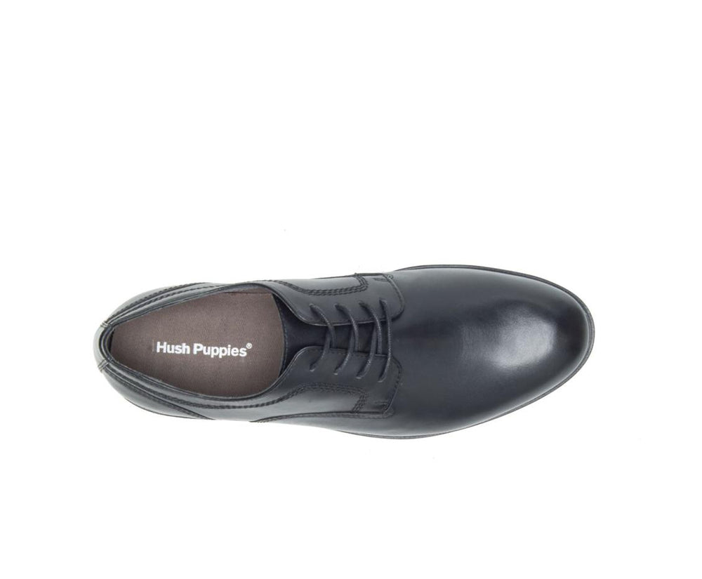 Men Oxfords | Hush Puppies Shepsky Pt Oxford Black Leather