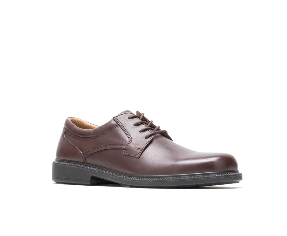 Men Oxfords | Hush Puppies Strategy Brown Leather