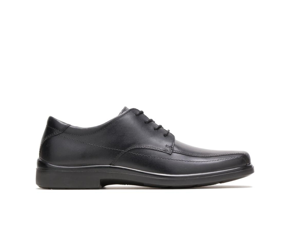 Men Oxfords | Hush Puppies Venture Black Leather