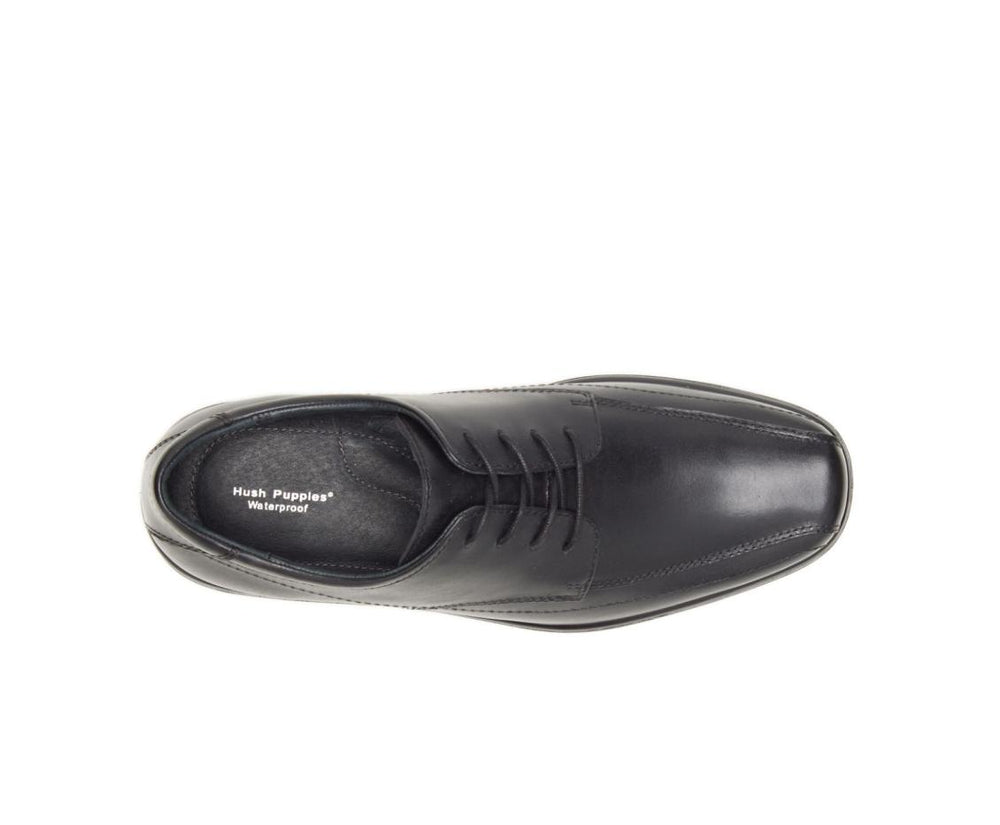 Men Oxfords | Hush Puppies Venture Black Leather