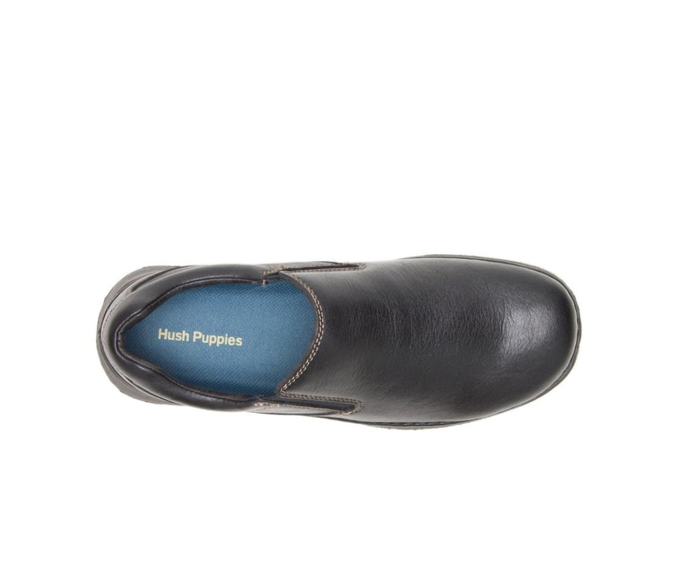 Men Slip-Ons | Hush Puppies Lunar Ii Black Leather