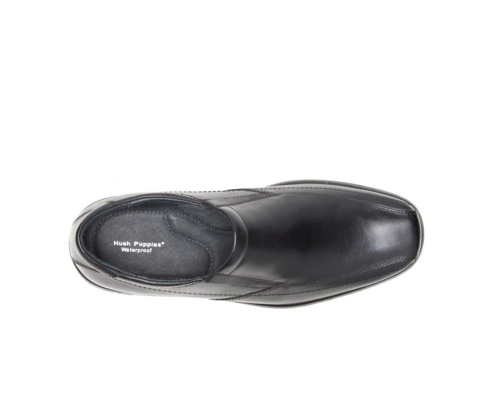 Men Slip-Ons | Hush Puppies Rainmaker Black Leather