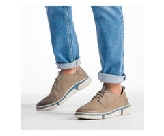 Men Sneakers | Hush Puppies Bennet Plain Toe Oxford Chestnut Suede