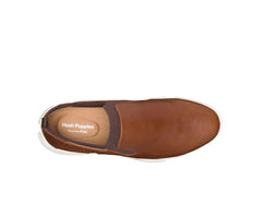 Men Sneakers | Hush Puppies Bennet Plain Toe Slip-On Cognac Leather