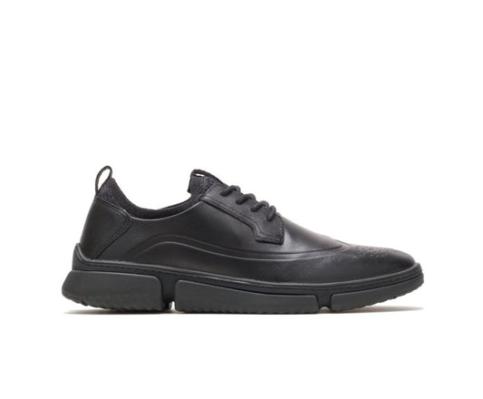 Men Sneakers | Hush Puppies Bennet Wingtip Oxford Black Leather