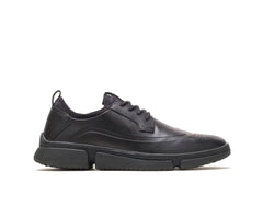 Men Sneakers | Hush Puppies Bennet Wingtip Oxford Black Leather