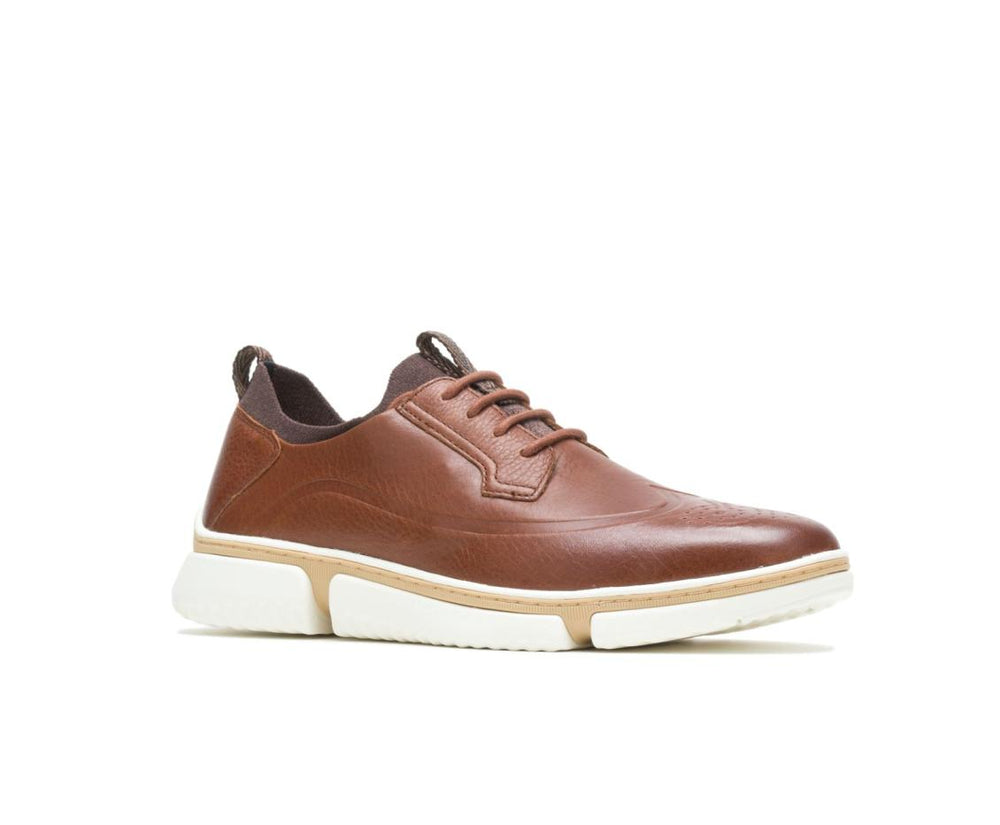Men Sneakers | Hush Puppies Bennet Wingtip Oxford Cognac Leather