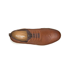 Men Sneakers | Hush Puppies Bennet Wingtip Oxford Cognac Leather