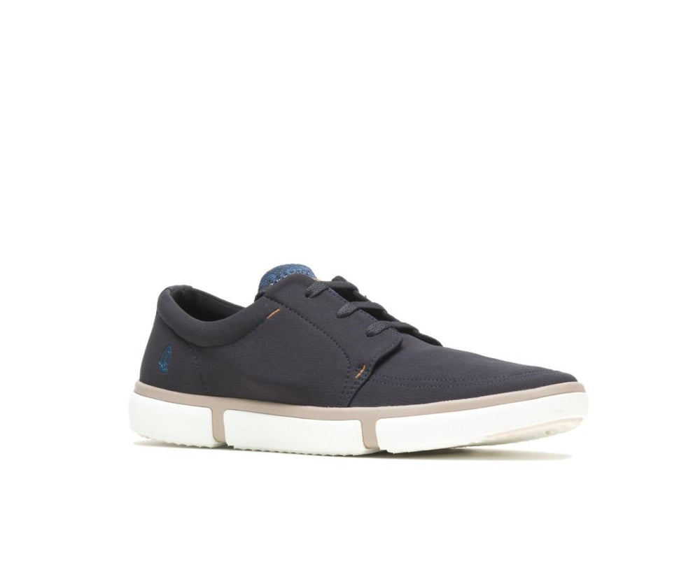 Men Sneakers | Hush Puppies Briggs Plain Toe Oxford Navy Textile