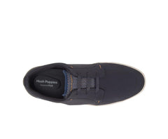 Men Sneakers | Hush Puppies Briggs Plain Toe Oxford Navy Textile