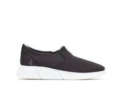 Men Sneakers | Hush Puppies Cooper Slip-On Black Heathered/white Outsole