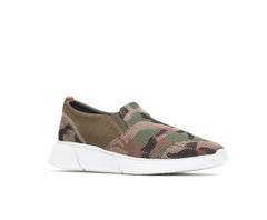 Men Sneakers | Hush Puppies Cooper Slip-On Olive Camo Knit