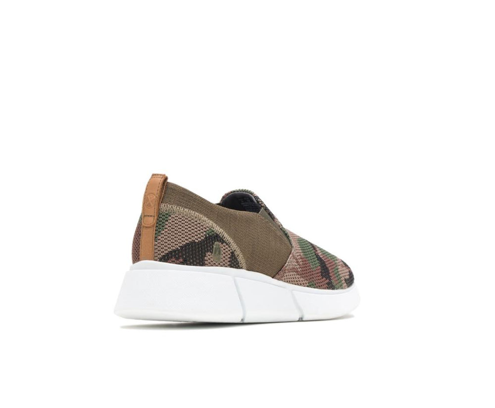 Men Sneakers | Hush Puppies Cooper Slip-On Olive Camo Knit