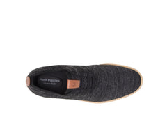 Men Sneakers | Hush Puppies Expert Knit Plain Toe Oxford Black Textile