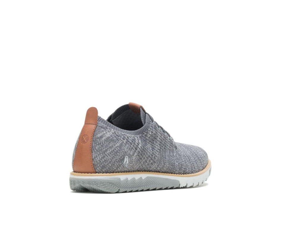 Men Sneakers | Hush Puppies Expert Knit Plain Toe Oxford Grey Textile