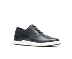 Men Sneakers | Hush Puppies Heath Wingtip Oxford Black Leather