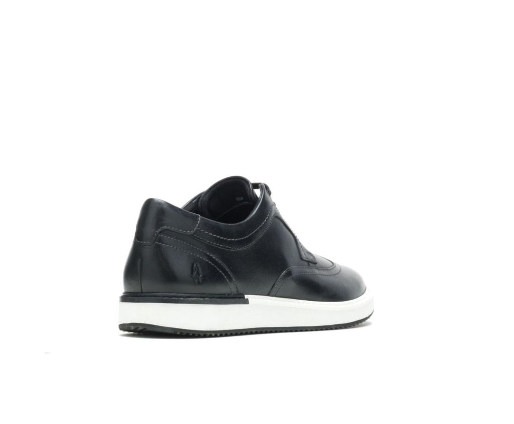Men Sneakers | Hush Puppies Heath Wingtip Oxford Black Leather