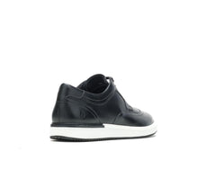 Men Sneakers | Hush Puppies Heath Wingtip Oxford Black Leather