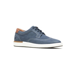 Men Sneakers | Hush Puppies Heath Wingtip Oxford Navy Nubuck