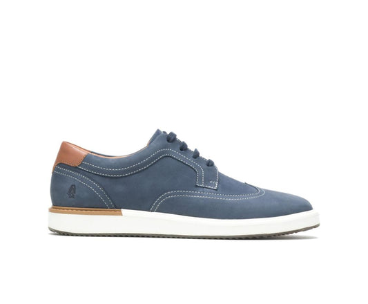 Men Sneakers | Hush Puppies Heath Wingtip Oxford Navy Nubuck
