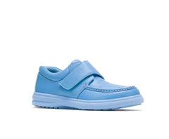 Men Walking Shoes | Hush Puppies Gil Surf Blue Leather