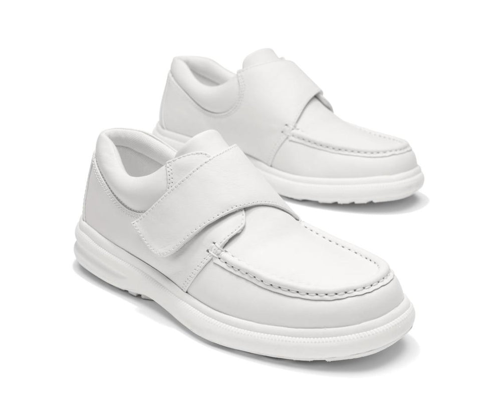 Men Walking Shoes | Hush Puppies Gil White Leather