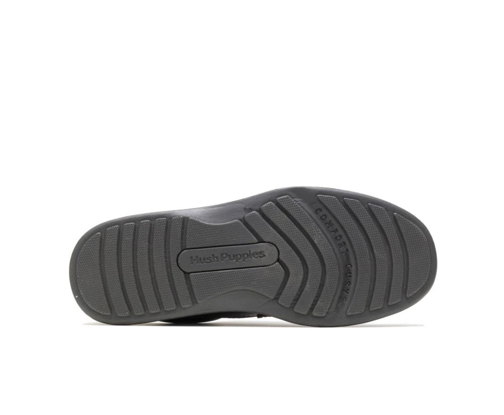 Men Walking Shoes | Hush Puppies Gus Dark Brown Pull-up Leather