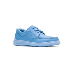 Men Walking Shoes | Hush Puppies Gus Surf Blue Leather