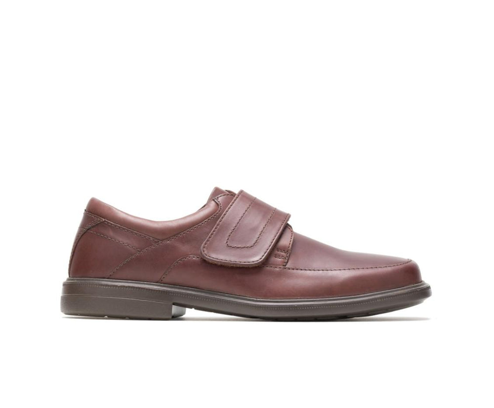 Men Walking Shoes | Hush Puppies Peri Hopper Dark Brown Leather