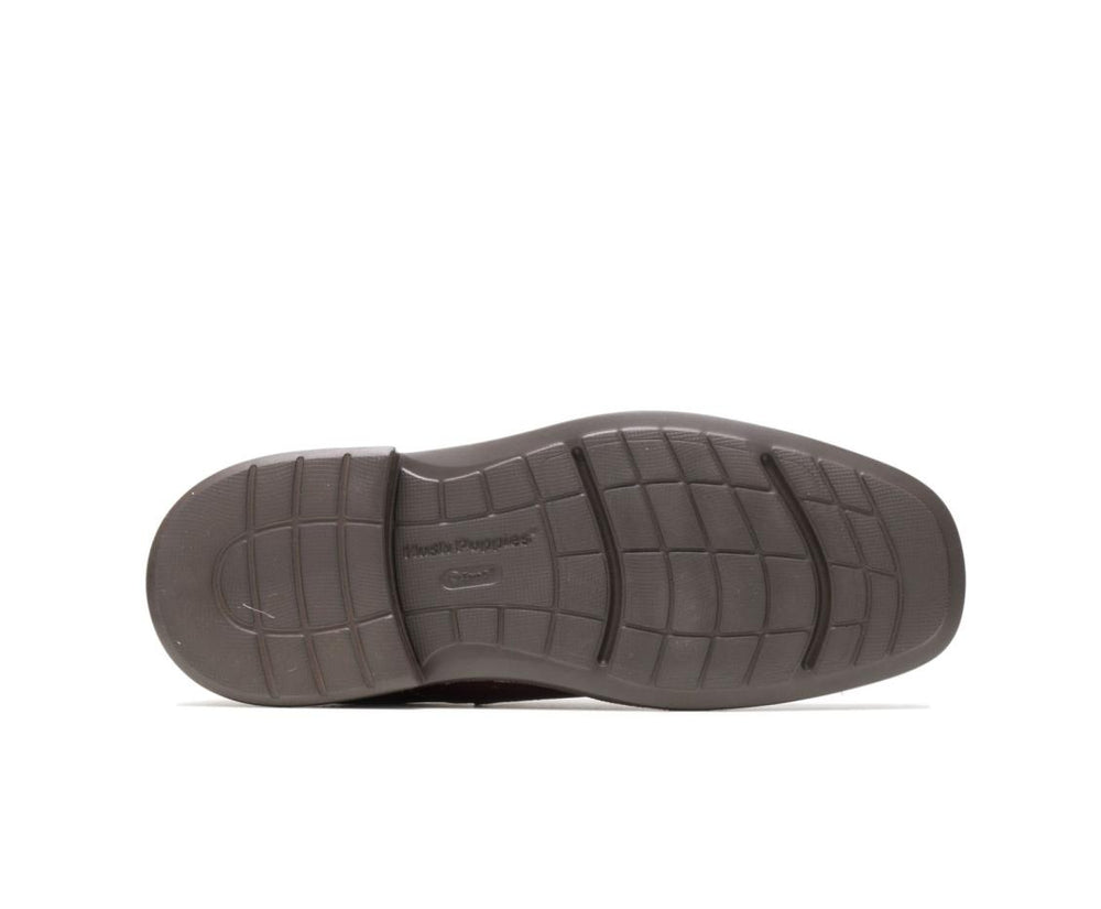 Men Walking Shoes | Hush Puppies Peri Hopper Dark Brown Leather