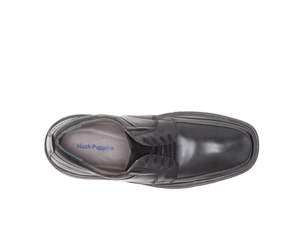 Men Walking Shoes | Hush Puppies Prinze Hopper Black Leather