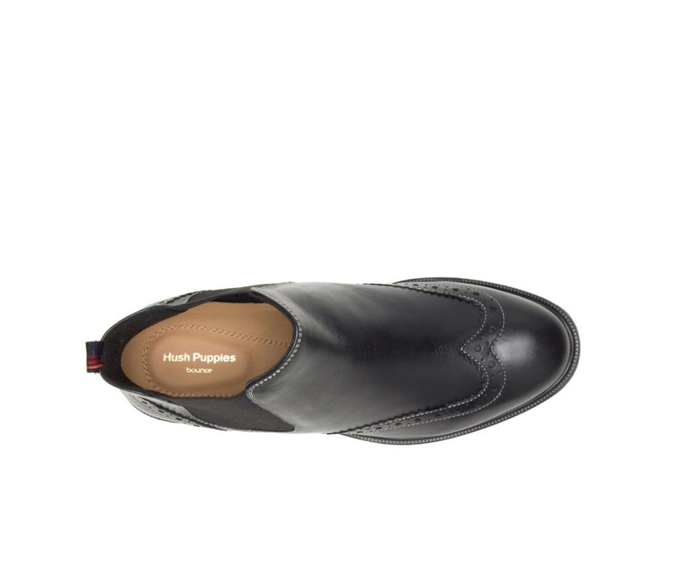 Women Boots | Hush Puppies Bailey Chelsea Boot Black Leather