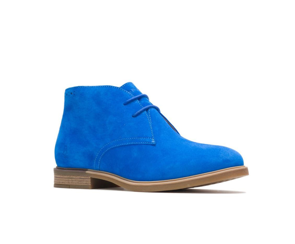 Women Boots | Hush Puppies Bailey Chukka Boot Electric Blue Suede