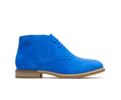 Women Boots | Hush Puppies Bailey Chukka Boot Electric Blue Suede