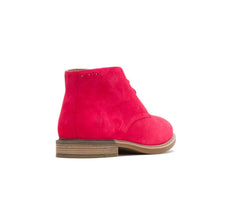 Women Boots | Hush Puppies Bailey Chukka Boot Fire Red Suede