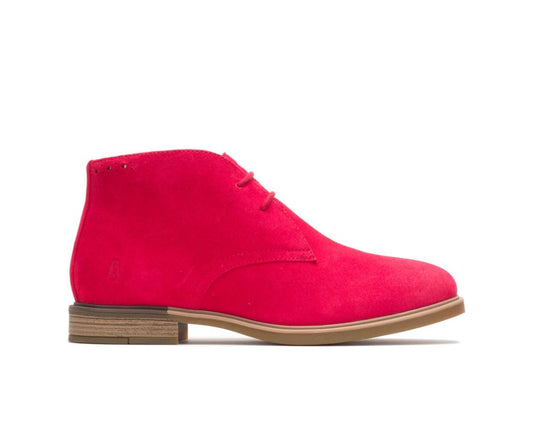 Women Boots | Hush Puppies Bailey Chukka Boot Fire Red Suede