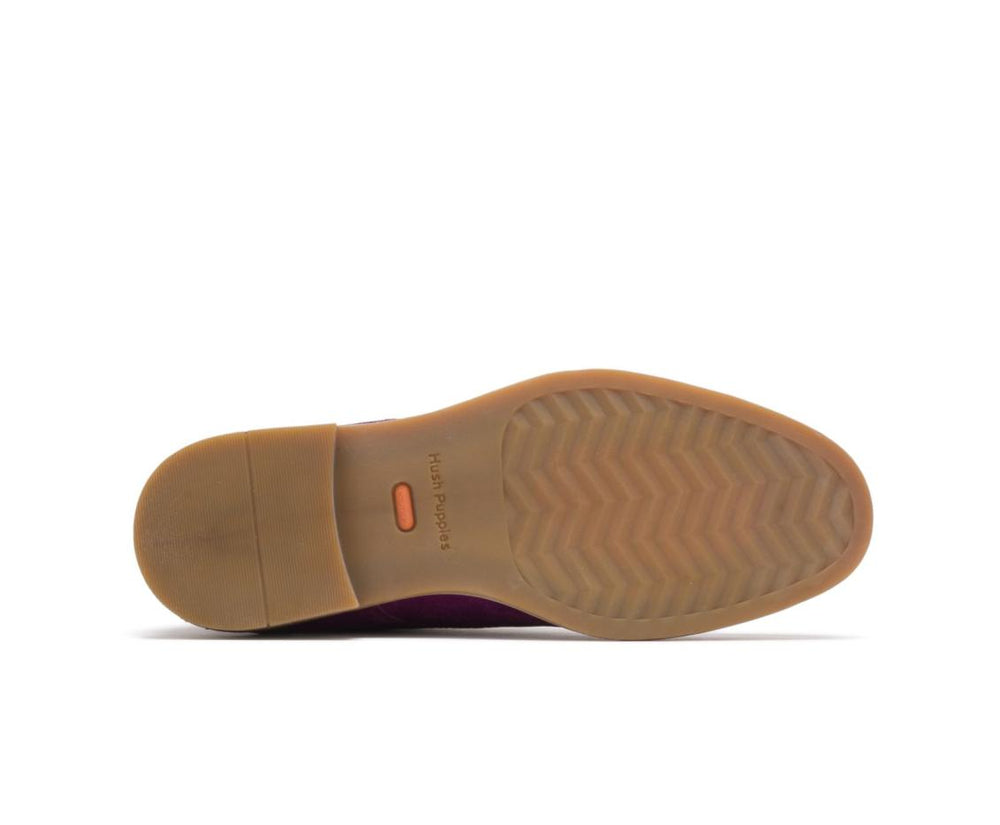 Women Boots | Hush Puppies Bailey Chukka Boot Sweet Plum Suede