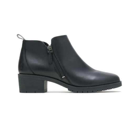 Women Boots | Hush Puppies Hadley Side Zip Boot Black Leather
