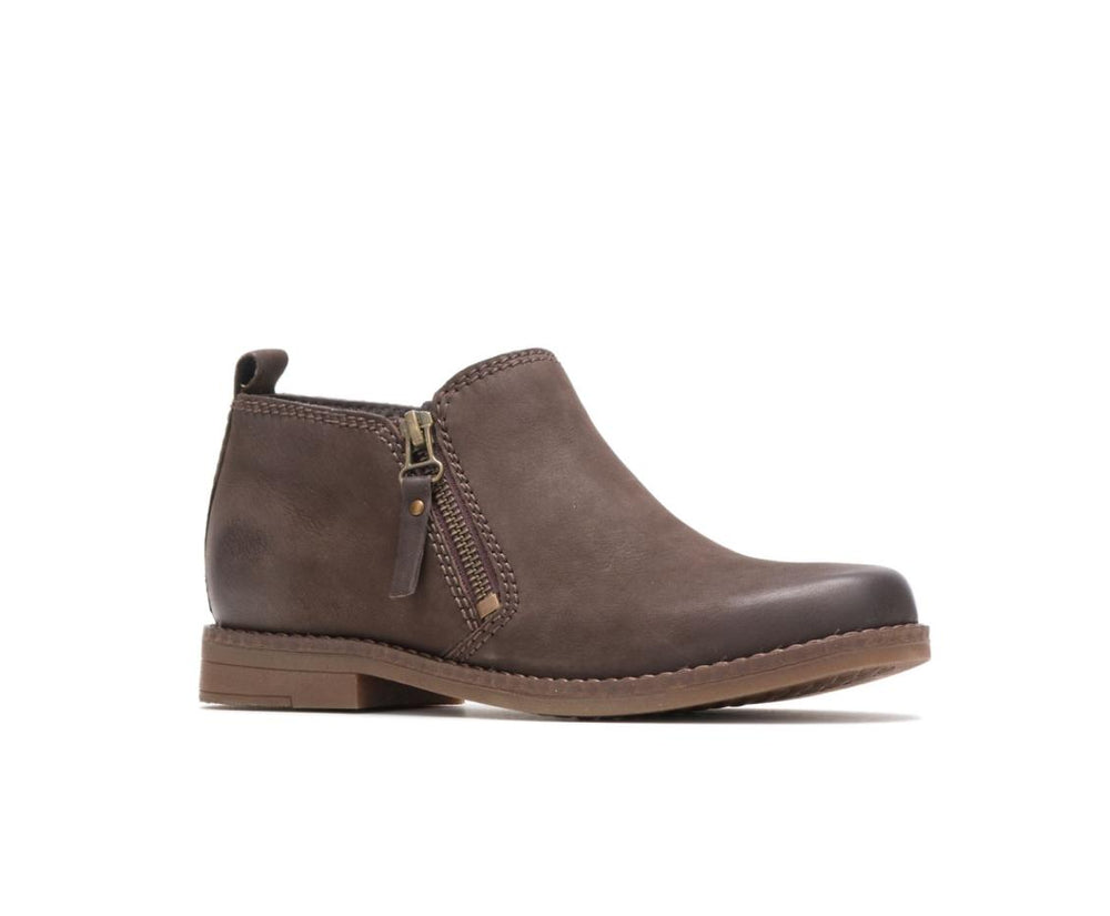 Women Boots | Hush Puppies Mazin Cayto Dark Brown Nubuck