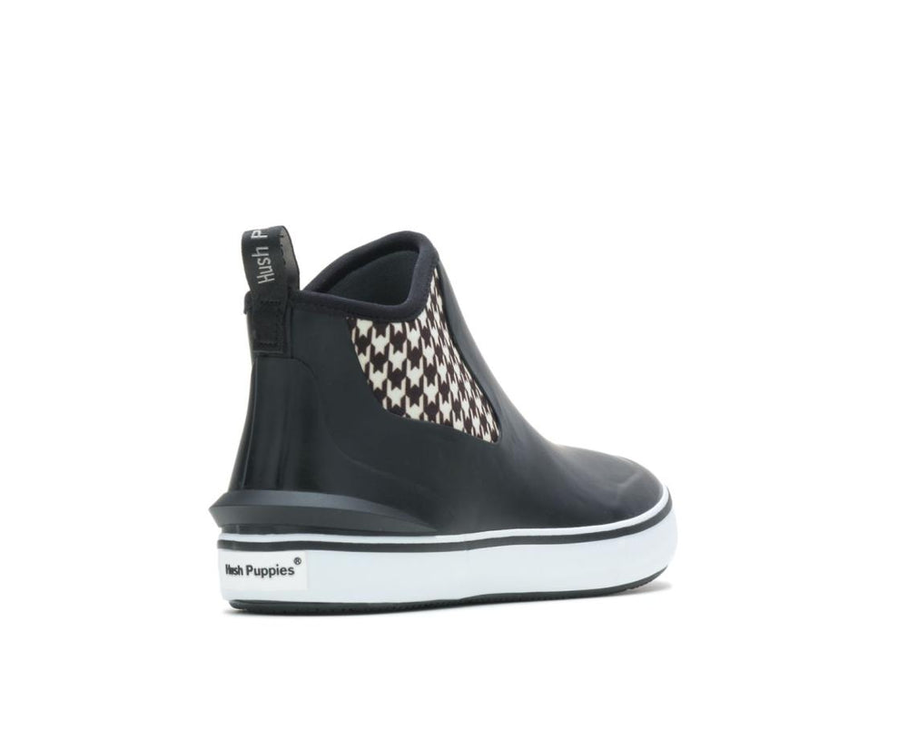 Women Boots | Hush Puppies Rain Sneaker Blackhoundstooth